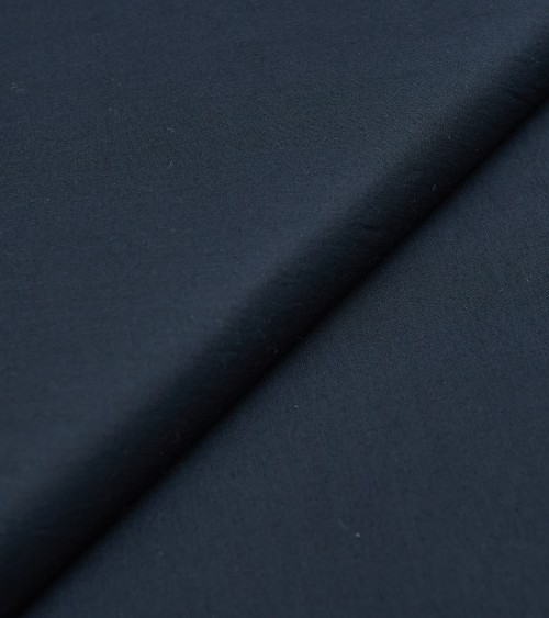 Navy blue light cotton fabric