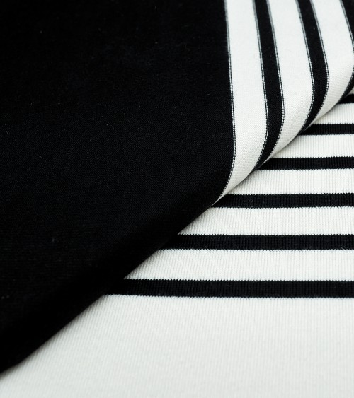 Black/off white stripes...