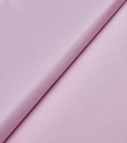 Pale pink silk/cotton fabric