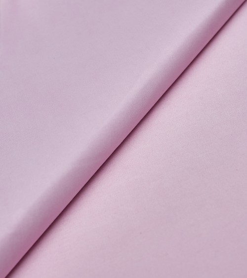 Soie/coton rose pâle