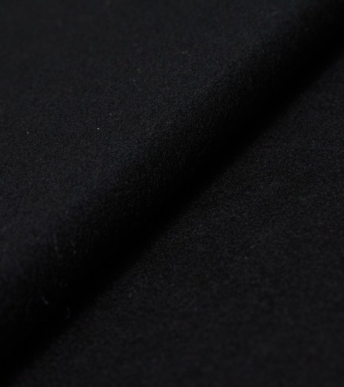 Black broadcloth fabric