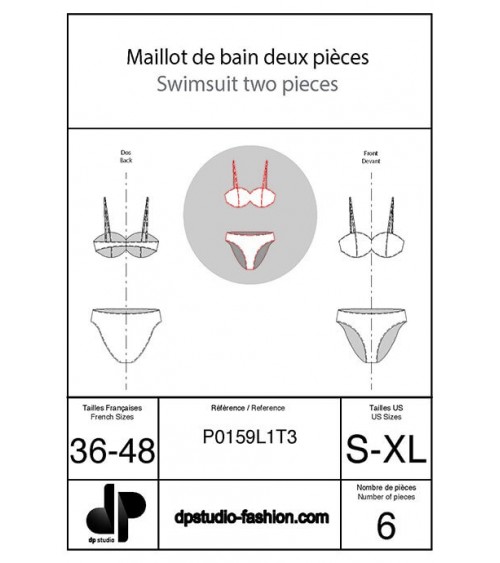 Maillot de bain deux pièces