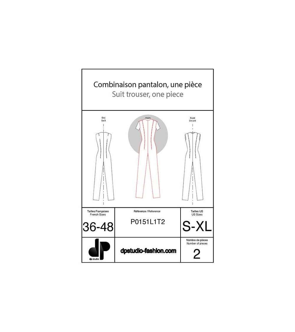 Combinaison pantalon, une pièce ( en stretch )