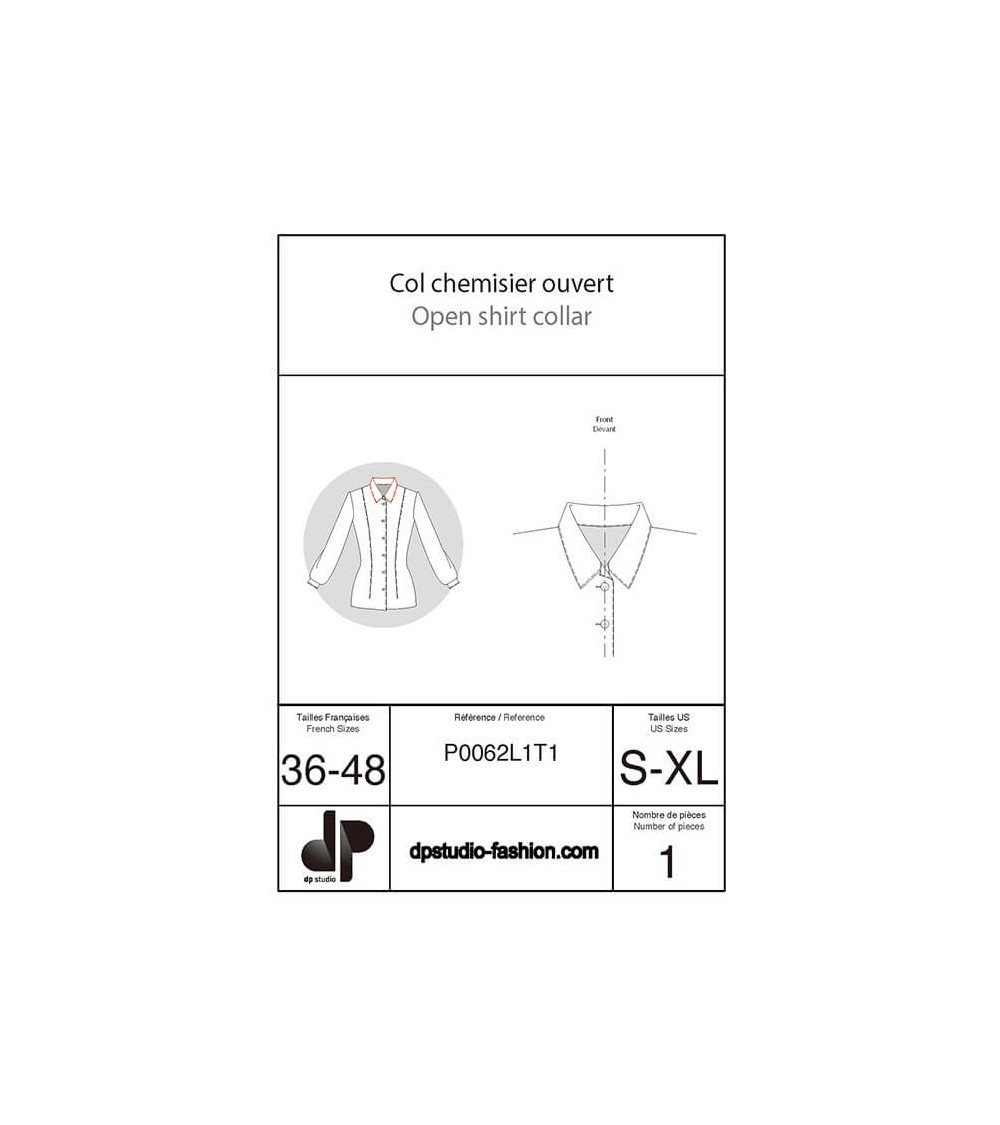 Col chemisier ouvert