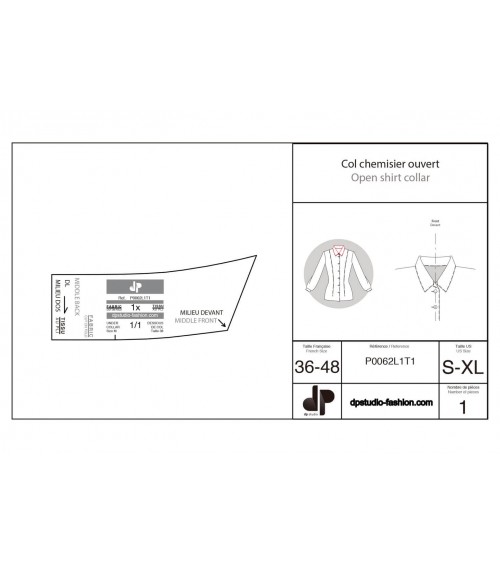 Col chemisier ouvert