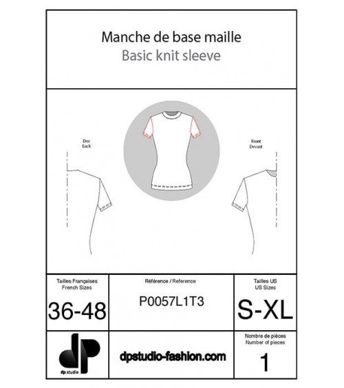 Manche de base maille