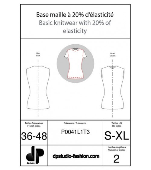 Base maille à 20% d'élasticité