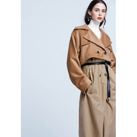le 702a and b - Trompe l’oeil trenchcoat