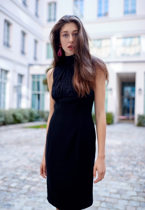 Effet 925 Robe Sans Taille Empire Manche Droite Le Jade Broderie sCtrhQdx
