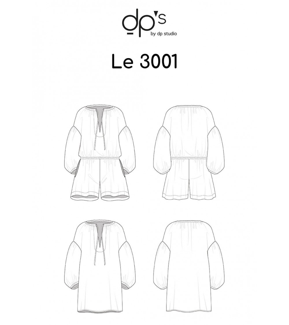 Combo-short loose/Tunique