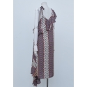 Top/robe à volant en asymétrie