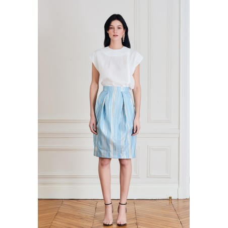 Le 417 Flared and drapery skirt