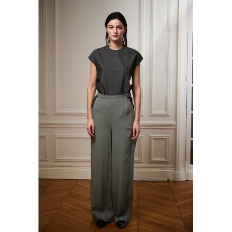 Le 308 Théo - Pantalon droit taille haute