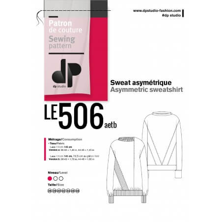 le 506a et b -Sweat asymétrique
