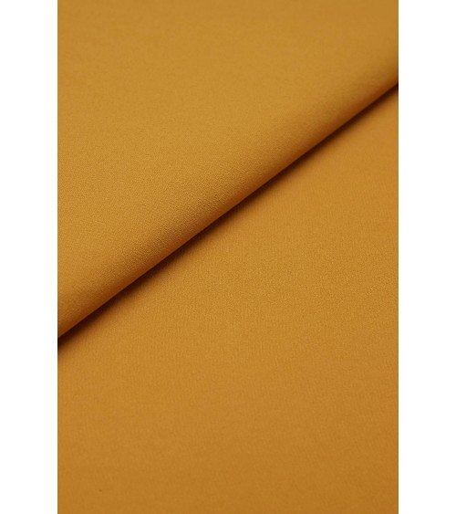 Tissu base polyester moutarde