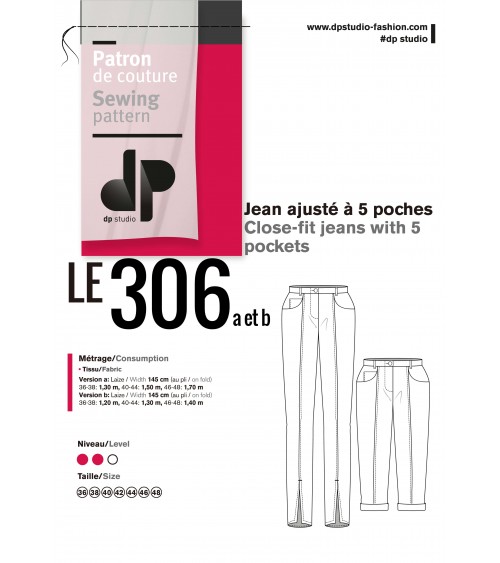 Close-fit jeans with 5 pockets