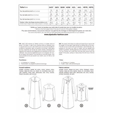 le 915a et b - Chemise-robe