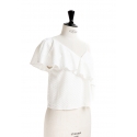 Asymmetric frill top/dress
