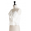 Asymmetric frill top/dress