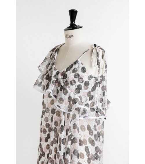 Asymmetric frill top/dress