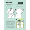 Tunique/robe manches basses et profond décolleté