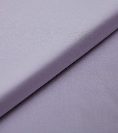 Lilac plain cotton fabric