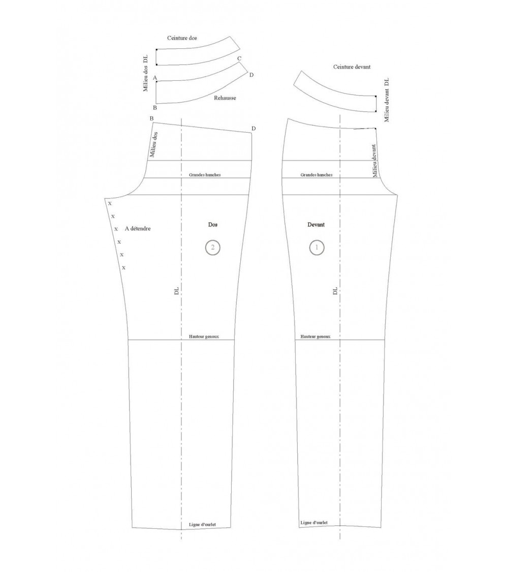 Dart manipulation in a yoke construction