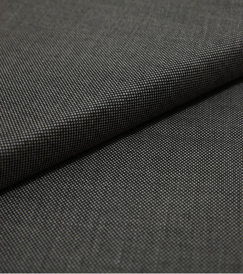 Grey/black pure wool fabric