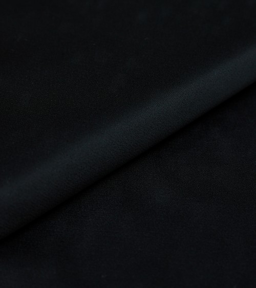 Coton uni et dense noir
