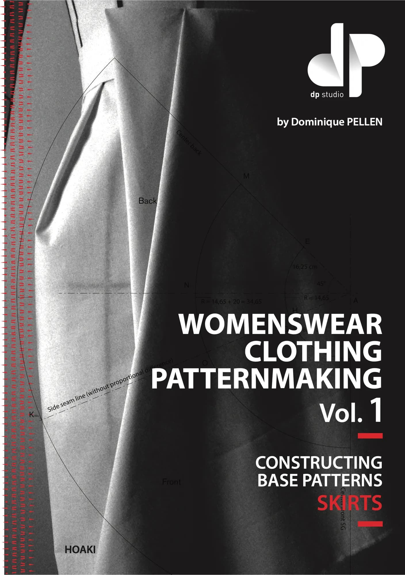 Cover of the English edition, volume 1: Womenswear Clothing Patternmaking, skirts
